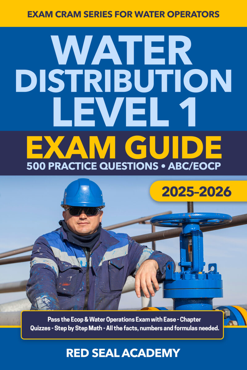 Water Distribution Level 1 Exam Guide book cover
