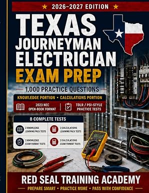 Texas Journeyman Electrician Exam Prep 2026-2027 book cover